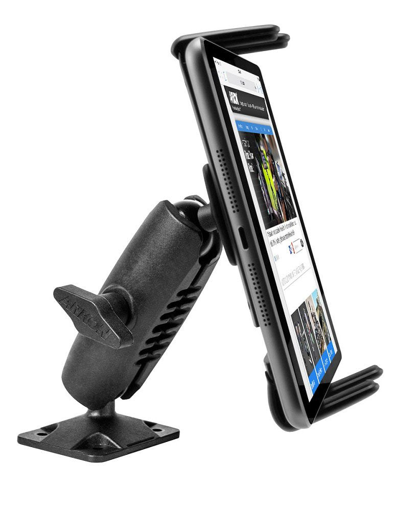 Arkon Mounts - Car Phone Holder | Secure Grip | Heavy Duty | Drill Base Car Phone Mount | Spring-Loaded Holder Expands Up To 7.2
