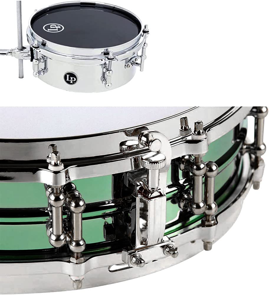 Tuoren 6Pack Silver Drum Lugs Single End Tom Snare Drum Lugs With Mounting Screws Percussion Snare Drum Parts (26Mm/1'')