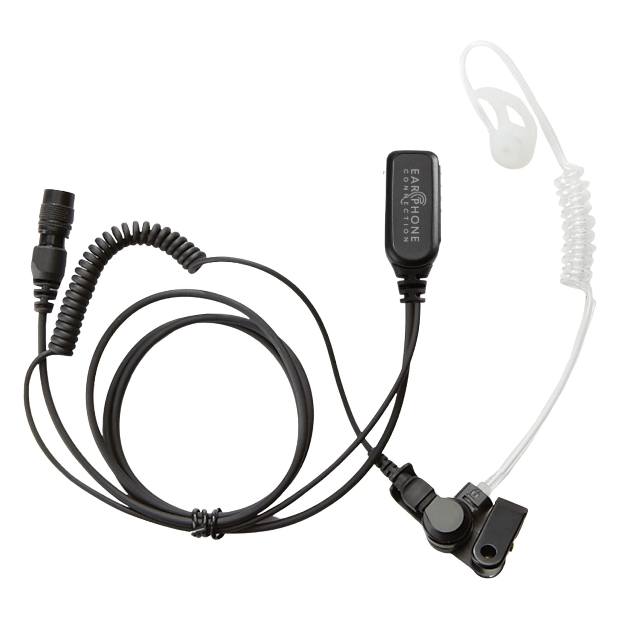 Earphone Connection Radio Earpiece, Hawk Lapel Microphone, Quick Release Replacement, Fits Quick Release Adapters