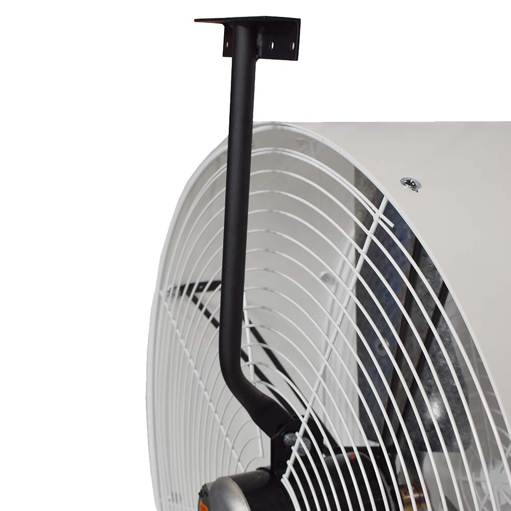 Schaefer Vs36Fmt 18' Ceiling Fan T Shape Mount For 20' To 36' Fans, Black
