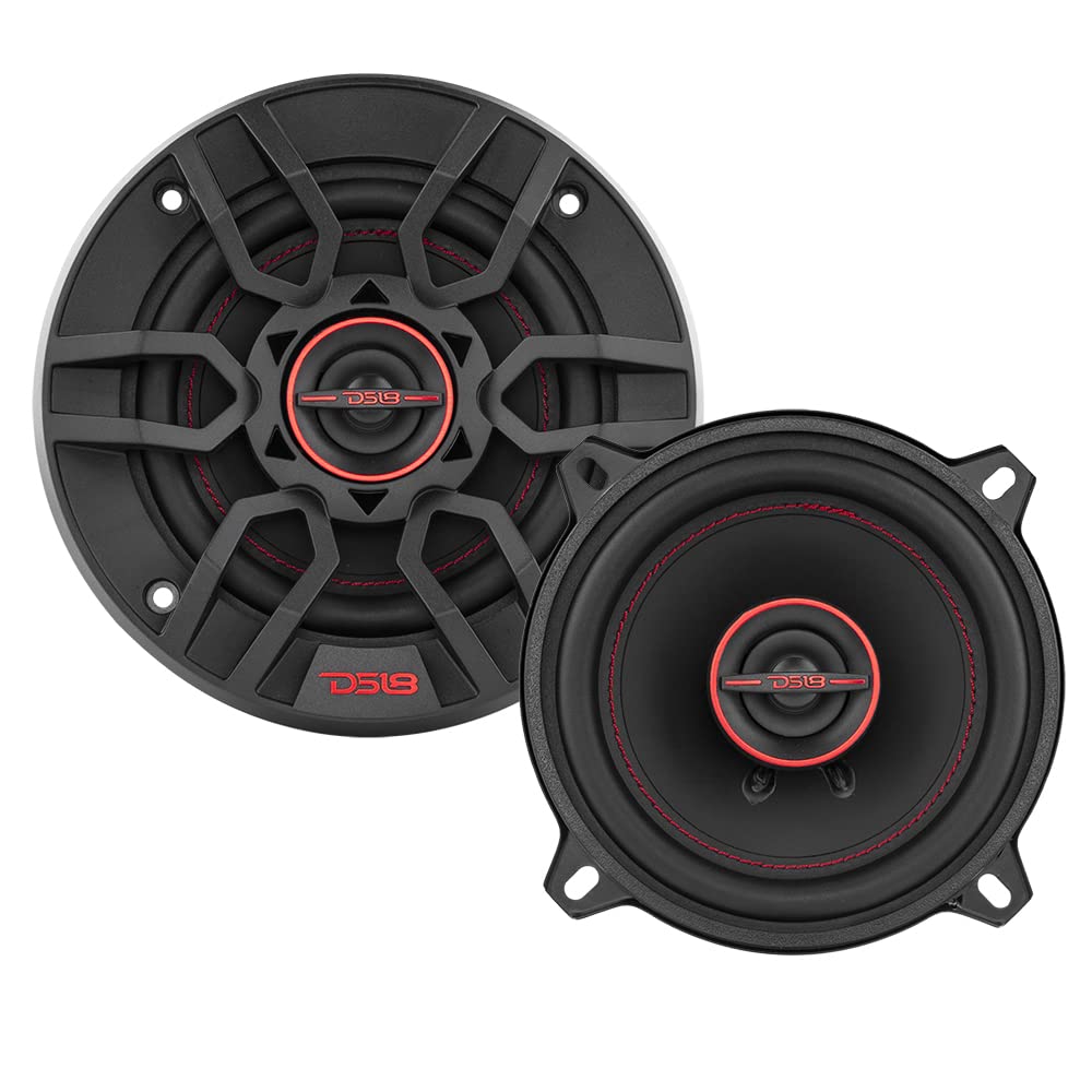 Ds18 G5.25Xi Gen X Car Audio 5.25'' 2 Way Coaxial Speakers 135 Watts Max 4 Ohm   5.25 Inches Full Range Speakers With Dome Tweet