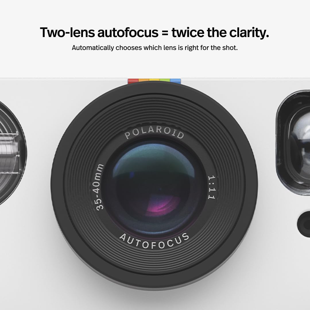 Polaroid Now 2Nd Generation I-Type Instant Film Camera - Red (9074)