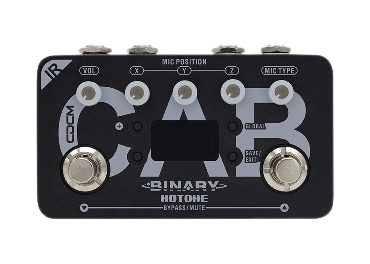 Hotone Binary Ir Cab Impulse Response Cabinets Speaker Simulation Guitar Bass Effects Pedal