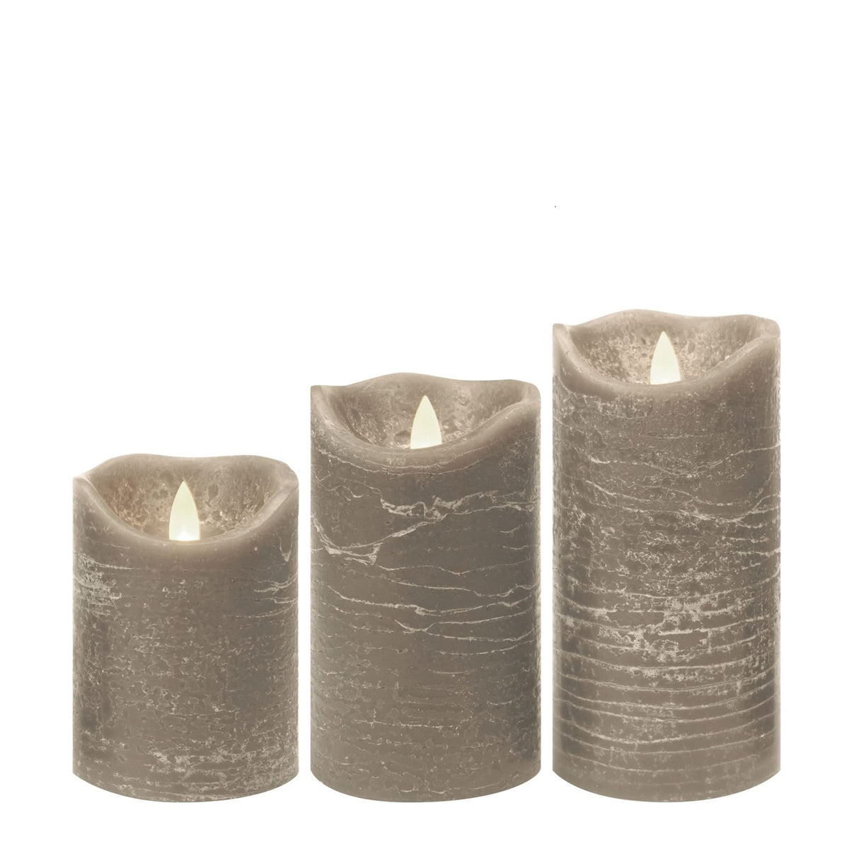 Candle Choice Battery Operated Flameless Candles With Timer Real Wax Realistic Flickering Electric Led Pillars Automatic Built I