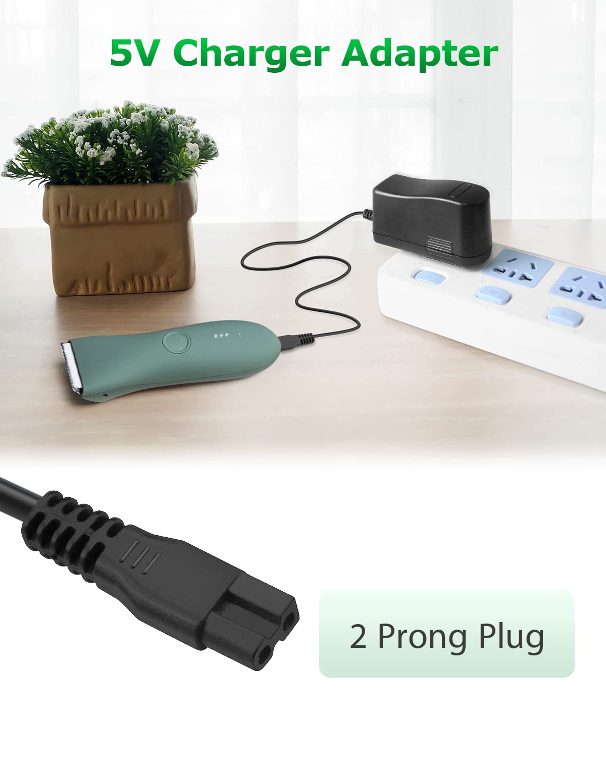 Meridian Trimmer Charger Replacement For Meridian Grooming Electric Shaver Trimmer 5V Charging Cable For Meridian Power Cord Ada