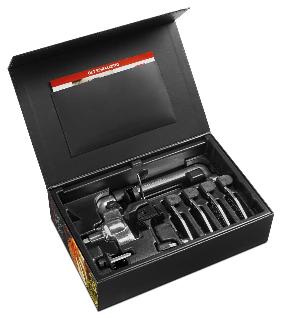 Kitchenaid Fruit And Vegetable Spiralizer Attachment Stand Mixer, Polished Aluminum