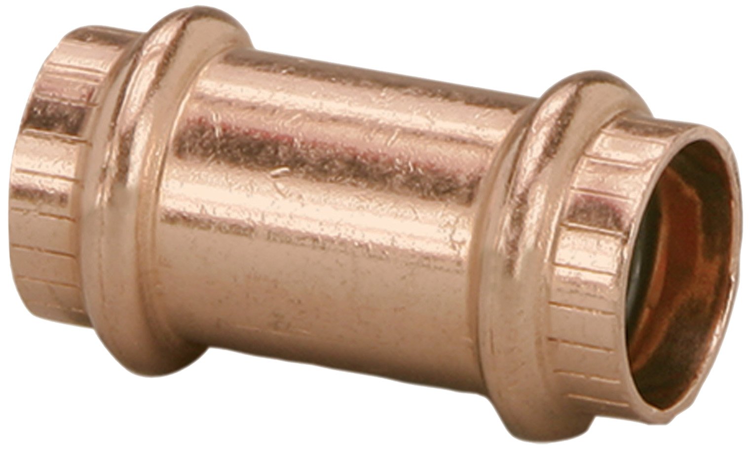 Viega Copper 78182 Propress Zero Lead Coupling Without Stop 1-Inch P X P, 1 Inch,WBHDWB008J1OLAW