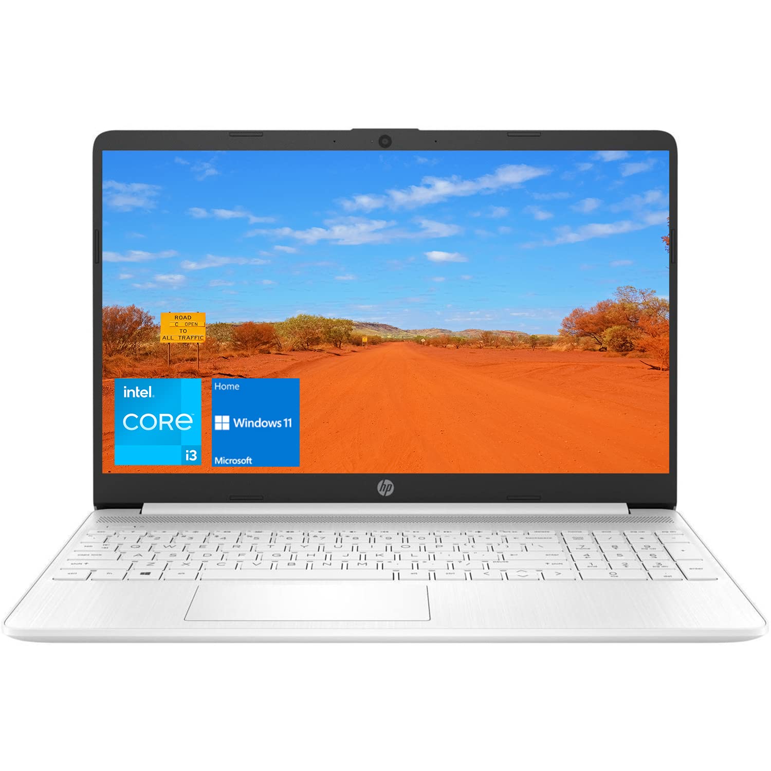 Hp 15 Notebook Laptop, 15.6'' Hd Screen, Intel Core I3 1115G4 Processor, 8Gb Ram, 256Gb Ssd, Webcam, Wi Fi, Hdmi, Windows 11 Hom