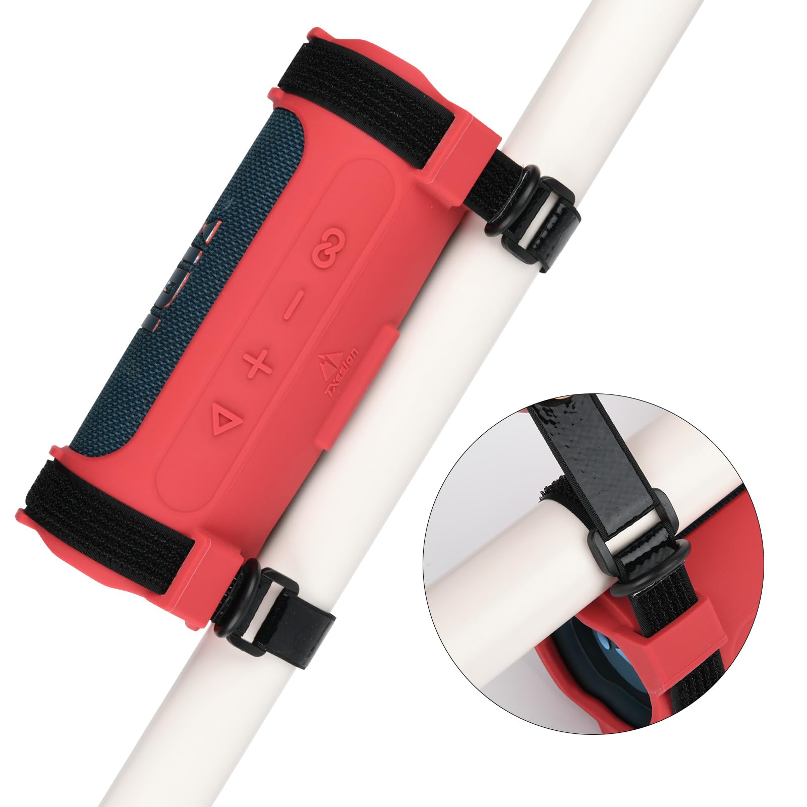 Txesign Silicone Case Cover Compatible With Jbl Flip 6 Bluetooth Speaker, Protective Case Jbl Flip 6 Travel Speaker Pouch With S