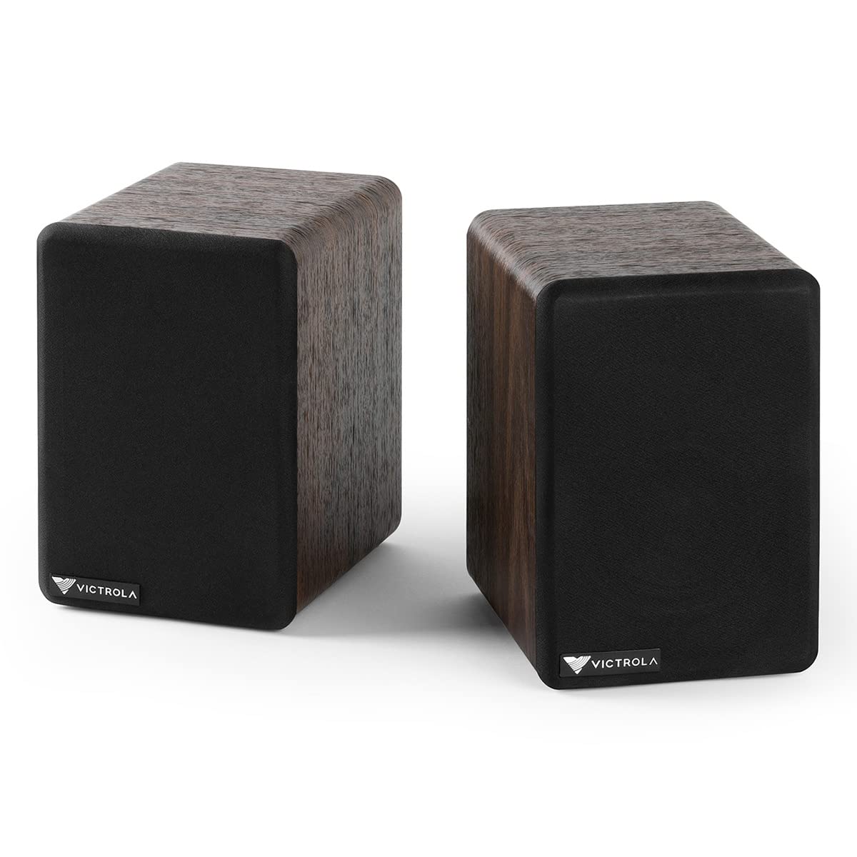 Victrola Premiere M1 Powered Bookshelf Monitor Speakers (Pair)   4'' Woofer, 2'' Tweeter & 60W Amplifier, Ideal Pairing For Prem