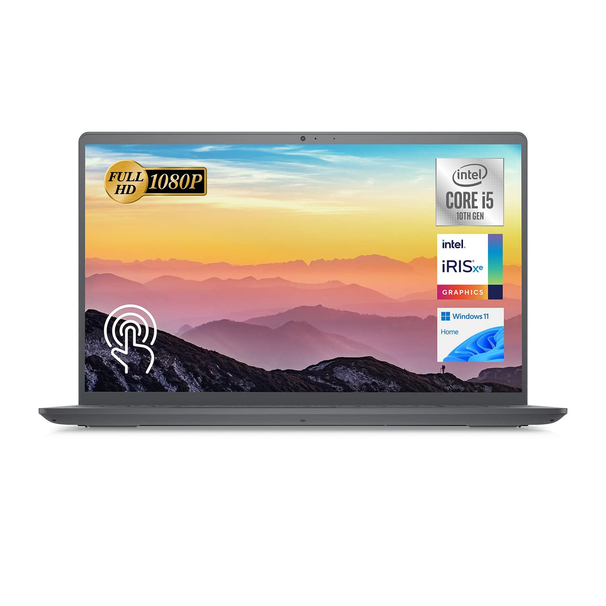 Dell Inspiron 15 3000 Series 3511 Laptop, 15.6' FHD Touchscreen, Intel Core i5 1035G1, 32GB DDR4 RAM, 1TB PCIe SSD, SD Card Reader, Webcam, HDMI, Wi Fi, Windows 11 Home, Black