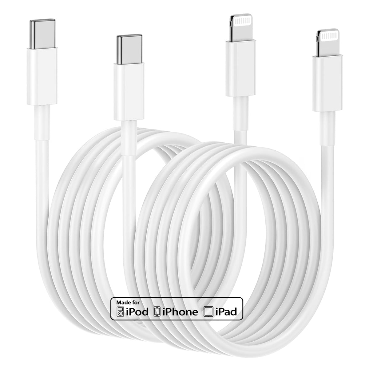 10Ft Usb C To Lightning Cable, [Apple Mfi Certified] Fast Charger For Iphone 14/14 Pro Max/13/12 Pro/12 Mini/11 Pro/X/Xs/Xr/8 /I