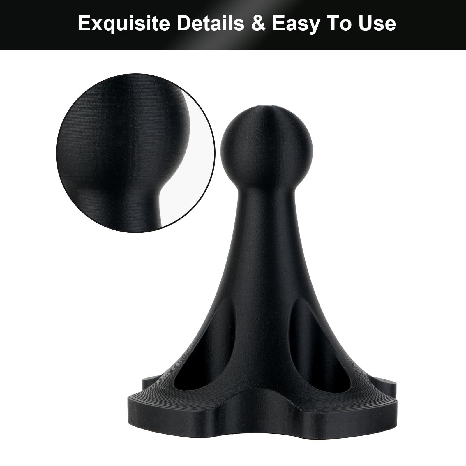 Eryone Carbon Fiber Filament Pla 1.75 Mm, Pla Filament For 3D Printer,  0.03 Mm, 1 Kg (2.2 Lbs)/Spool, Black