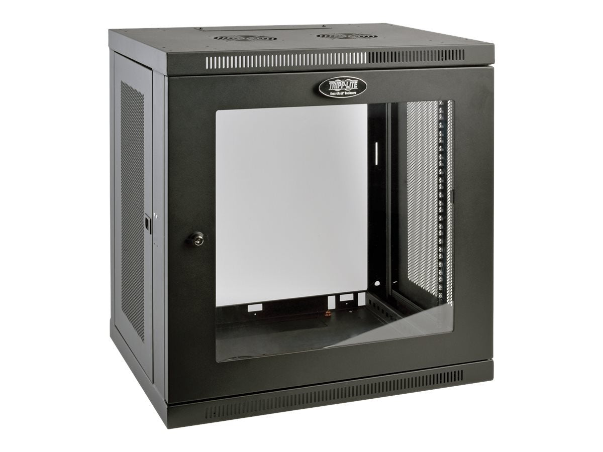 Tripp Lite 12U Wall Mount Rack Enclosure Server Cabinet With Acrylic Glass Window, 16.5'' Deep, Switch Depth (Srw12Ug),Black