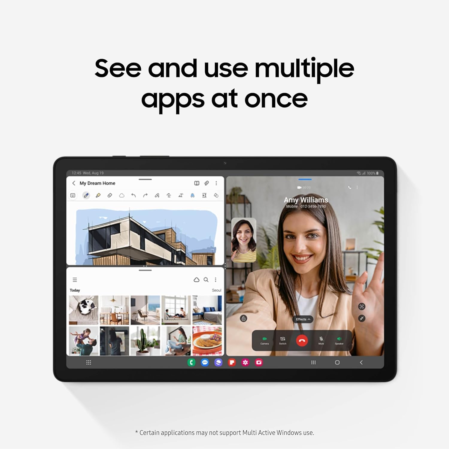 Samsung Galaxy Tab A9+ 11 Inch 64Gb Android Tablet, Big Screen, Quad Speakers, Upgraded Chipset, Multi Window Display, Slim, Lig