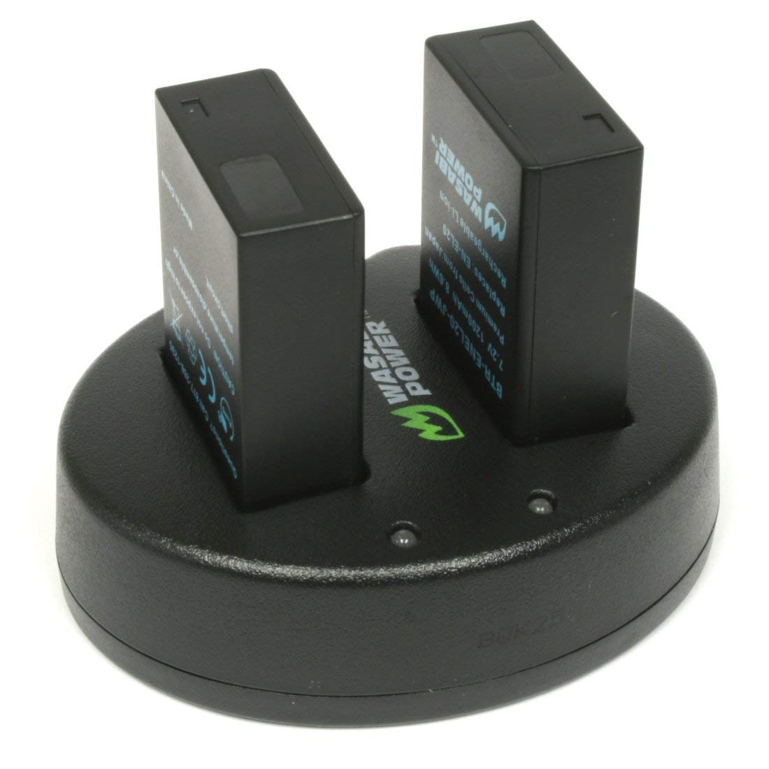 Wasabi Power Dual Usb Battery Charger Replacement For Nikon En El20, En El20A And Nikon Coolpix A, Nikon 1 Aw1, Nikon 1 J1, Niko