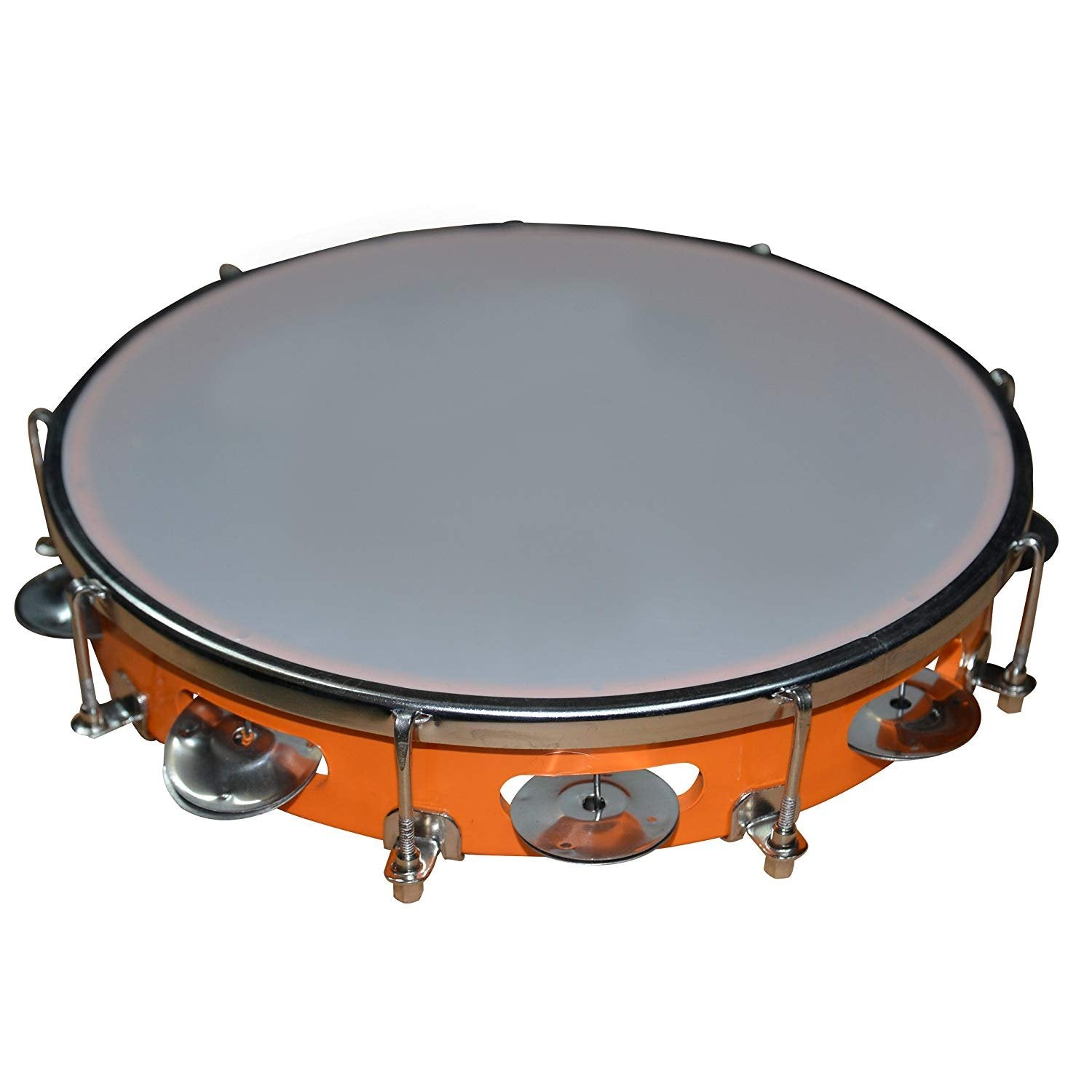 Sai Musical Presents khanjira Fibre Size 12 Specially for bhajans Limited Stock availble (availble in Multi Colour) Set of 2Pc