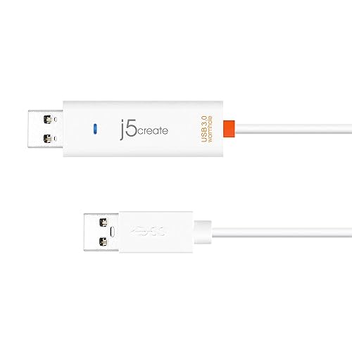 J5Create Juc500 Data, Keyboard, And Mouse Sharing/Transfer Usb 3.0 Cable Transfer Data Between Mac And Windows [Wormhole Switch]