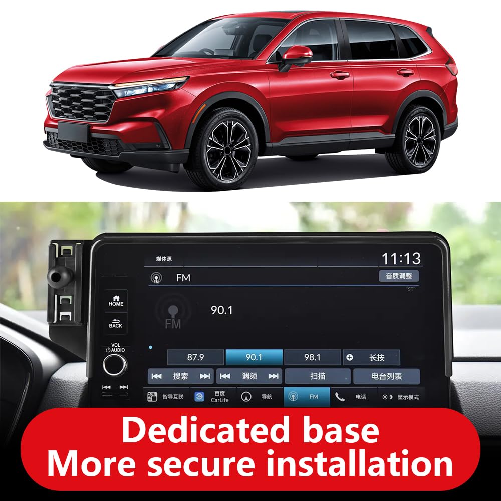 Lunqin Car Phone Holder For Honda Crv Cr-V 2023 2024 2025 Auto Accessories Navigation Bracket Interior Decoration Screen Mobile