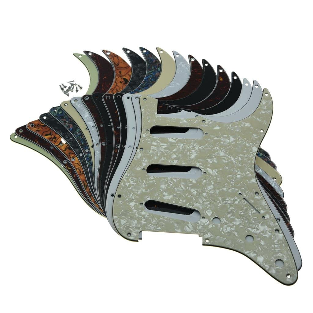 Dopro 11 Hole Vintage 62 Strat St Sss Single Coil Pickups Guitar Pickguard Scratch Plate With Screws For American Fd 62 Stratoca