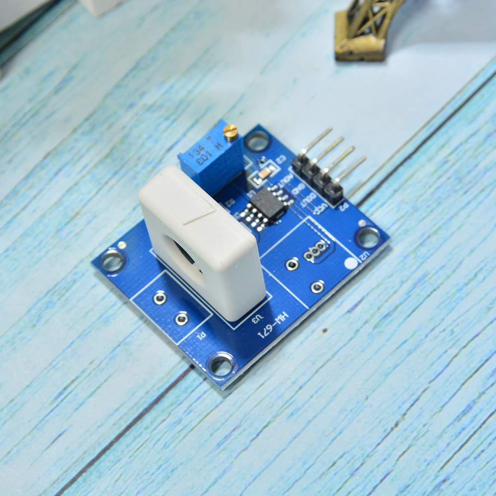 Comimark 1Pcs Dc 5V Wcs1800 Hall Current Detection Sensor Module 35A With Overcurrent Lamp