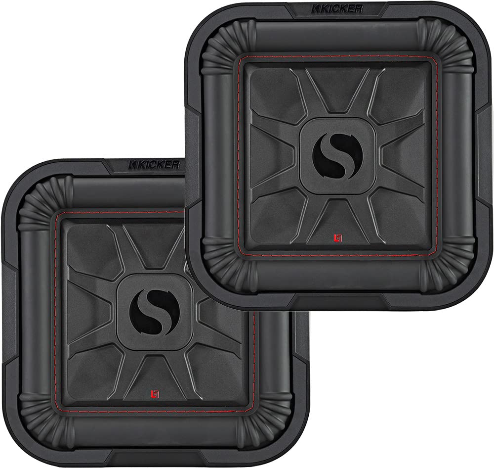2) Kicker 46L7T102 10'' 1000W L7T Car Subwoofers Solo Baric Subs L7T102 Dvc 2 Ohm