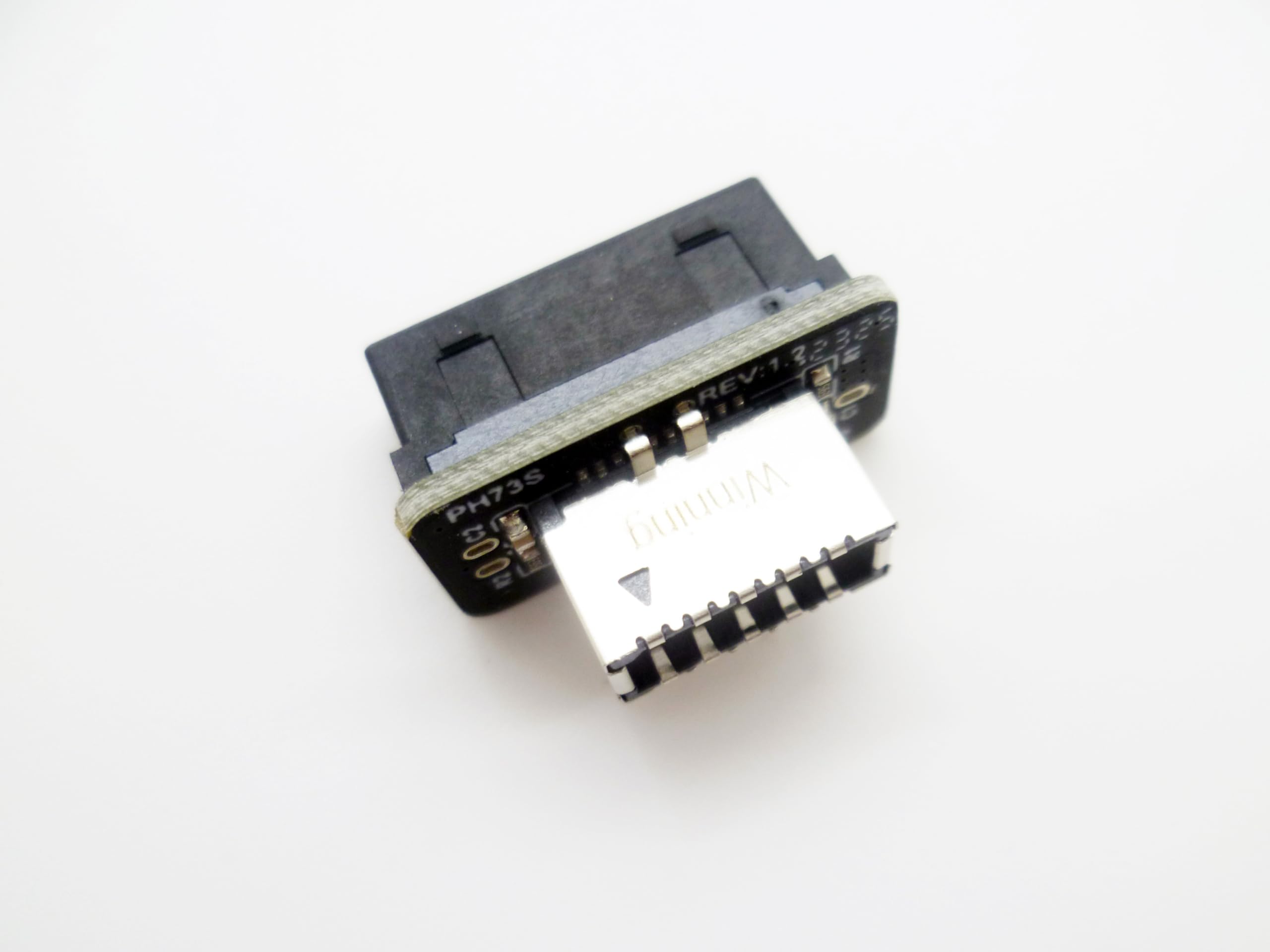 Thecoolcube Motherboard Usb Header 20 Pin/19 Pin To Usb 3.1 Type E A Key Adapter For Usb 3.0 Type C Front Panel Socket (1Pc)