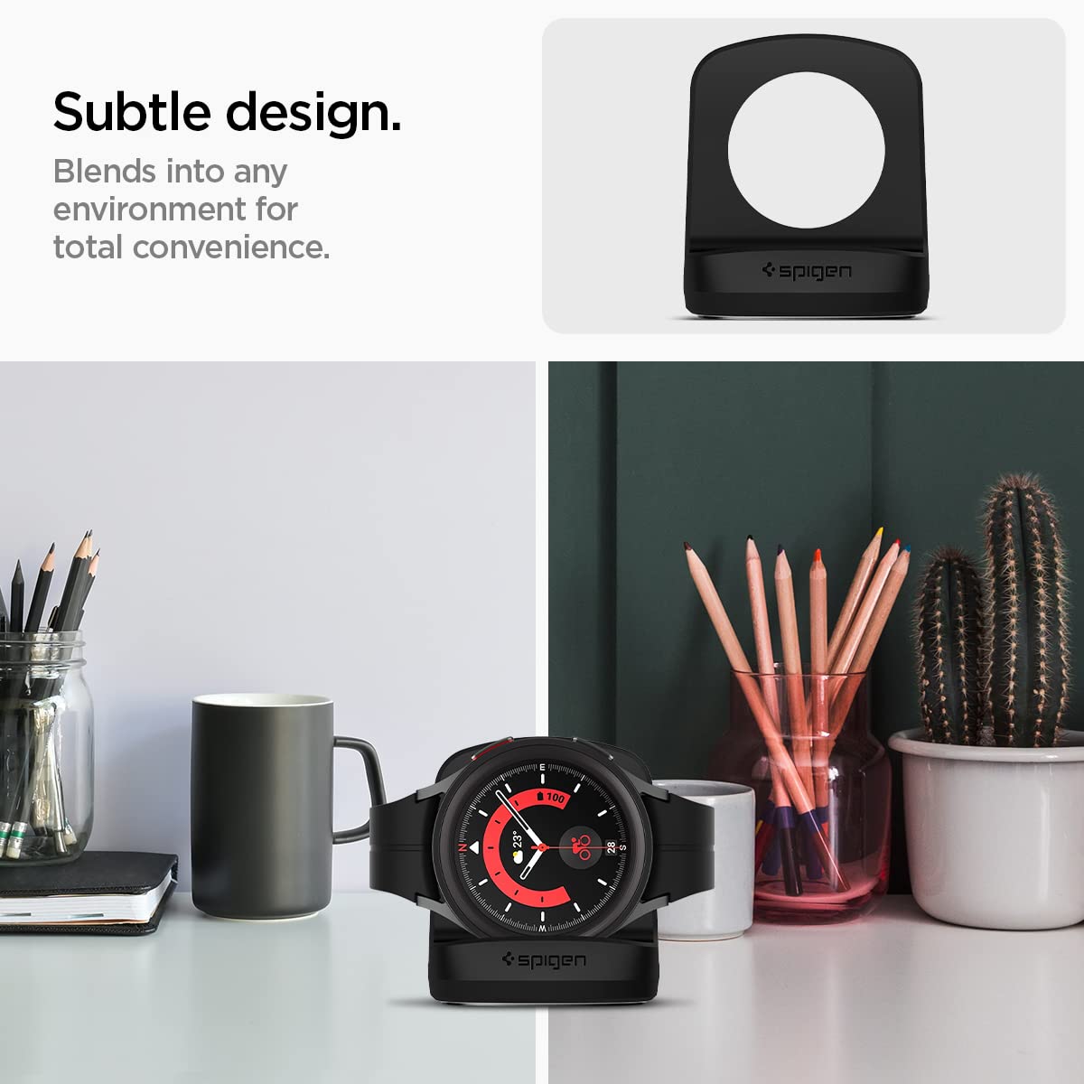 Spigen S353 Compatible With Samsung Galaxy Watch 8 Classic 46Mm, 8 40/44Mm, Ultra 47Mm, 7 40/44Mm, 6 40/44Mm, 6 Classic 43Mm, 5