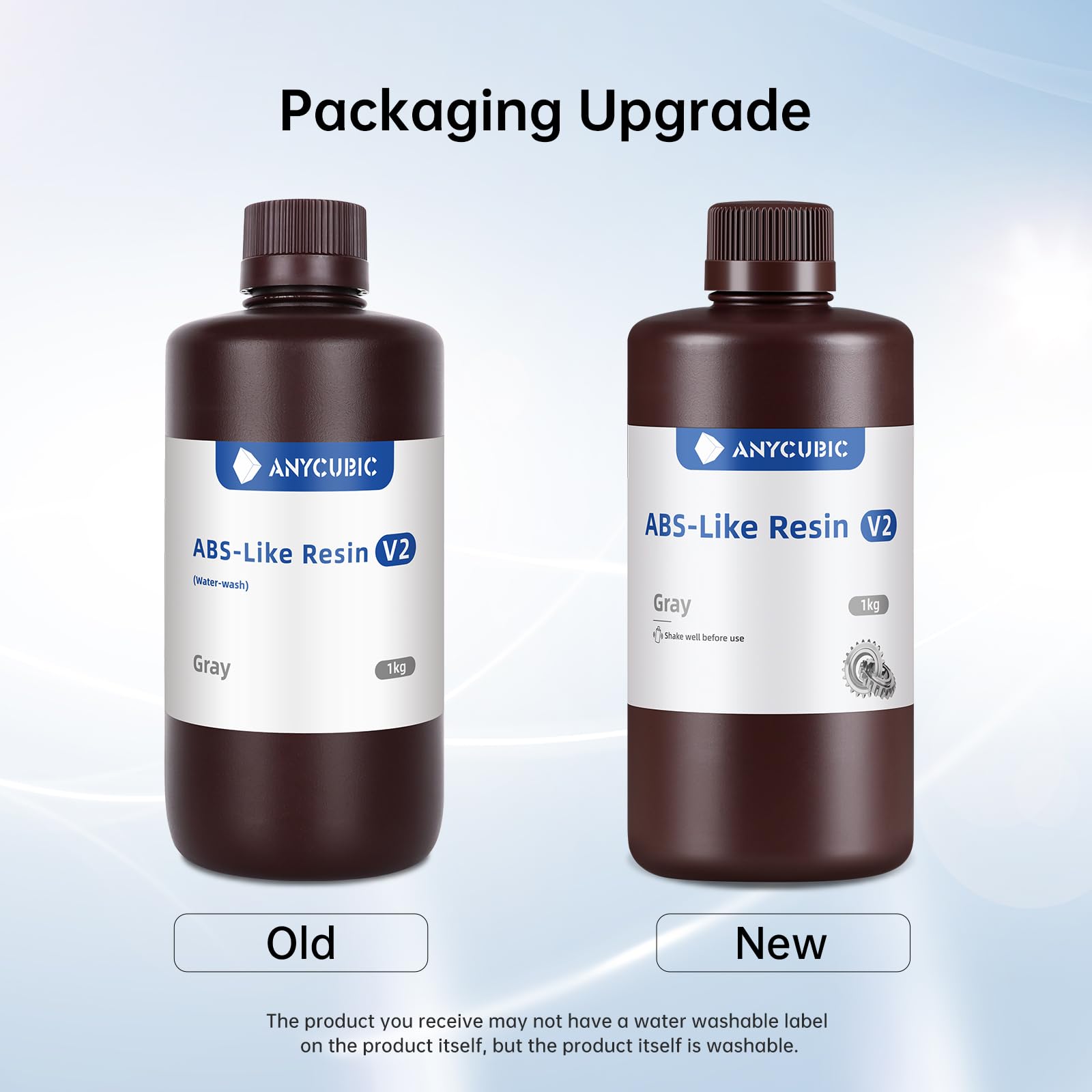 Anycubic Water Washable Abs Like 3D Printer Resin, High Toughness And Durability, High Precision And Easy To Post Process, Low O