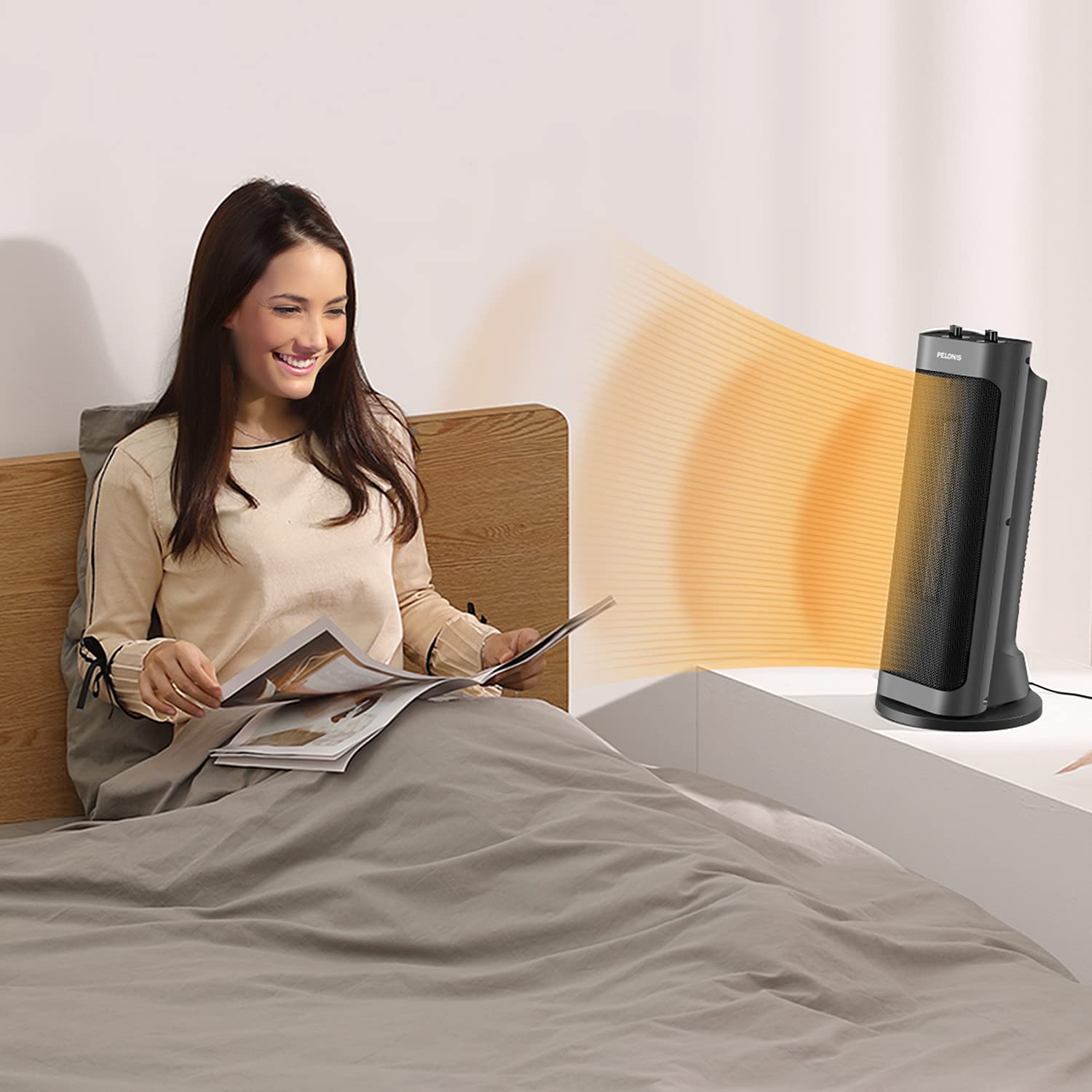 Pelonis Pth15A2Bgb Tower Ceramic Space Heater - Thumbnail 3