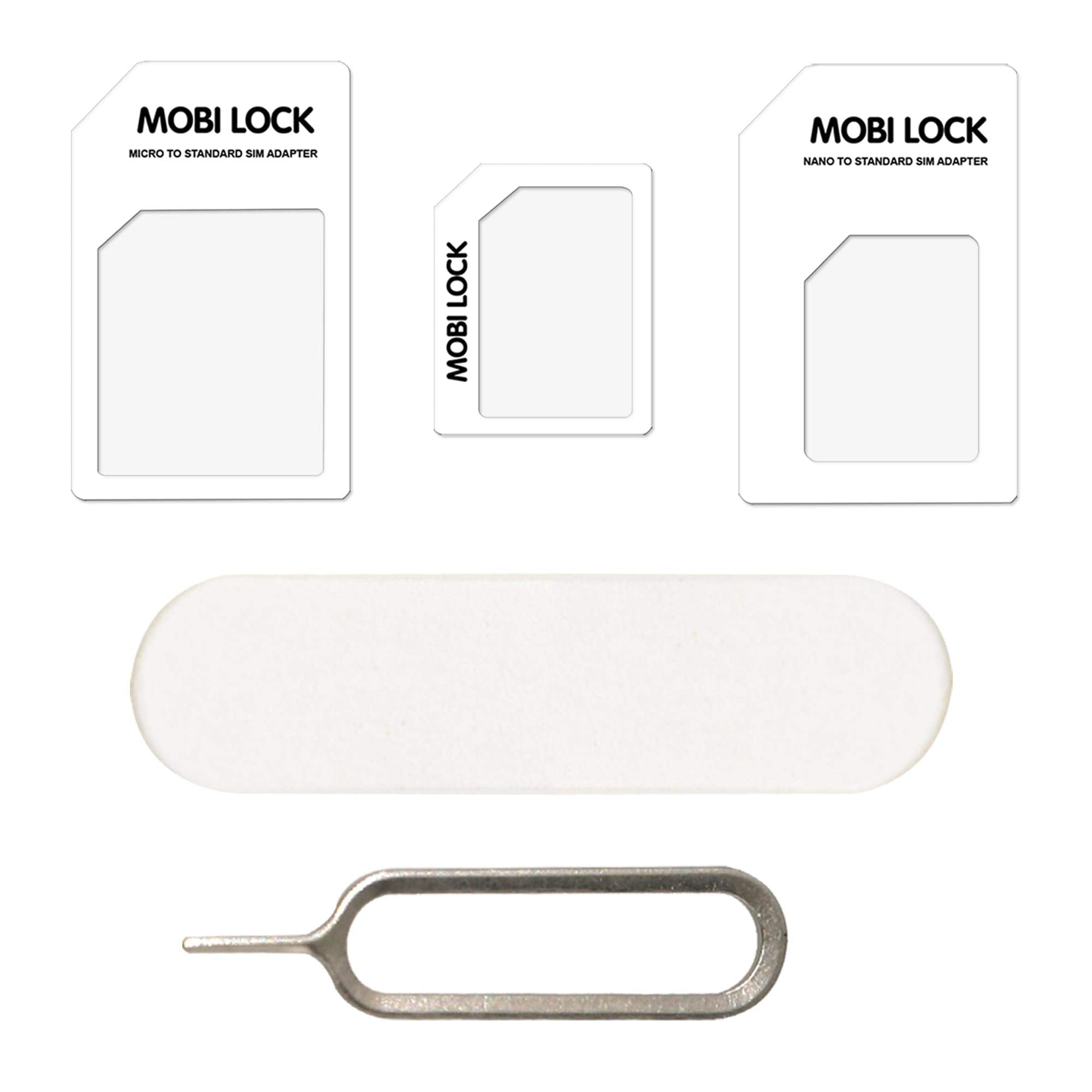 6 In 1 Sim Card Adapter Kit (Micro, Nano And Standard Sim) Compatible With All Iphones (15, 14, 13, X, Pro And All Iphone Series