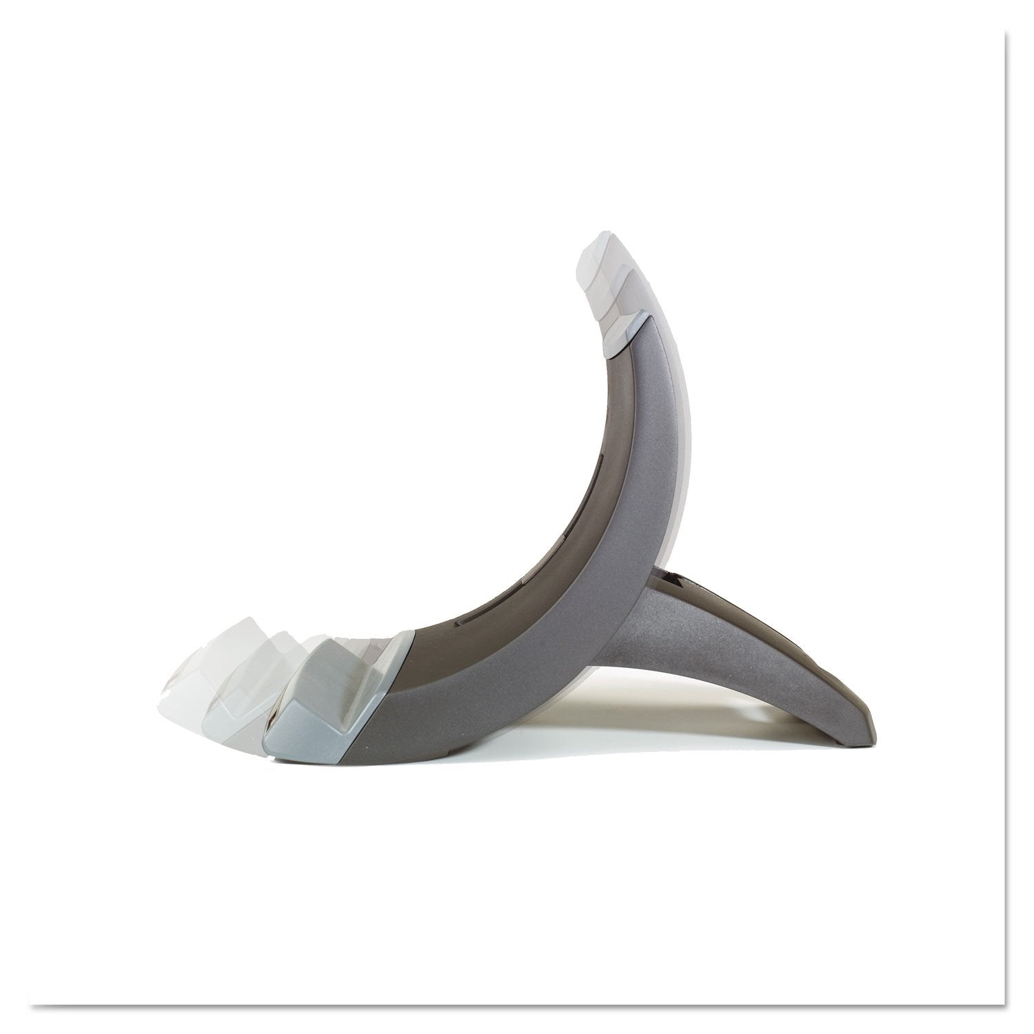 3M Lx550 Vertical Notebook Computer Riser, Cable Management, 9X12X6 1/2-9 1/2, Black