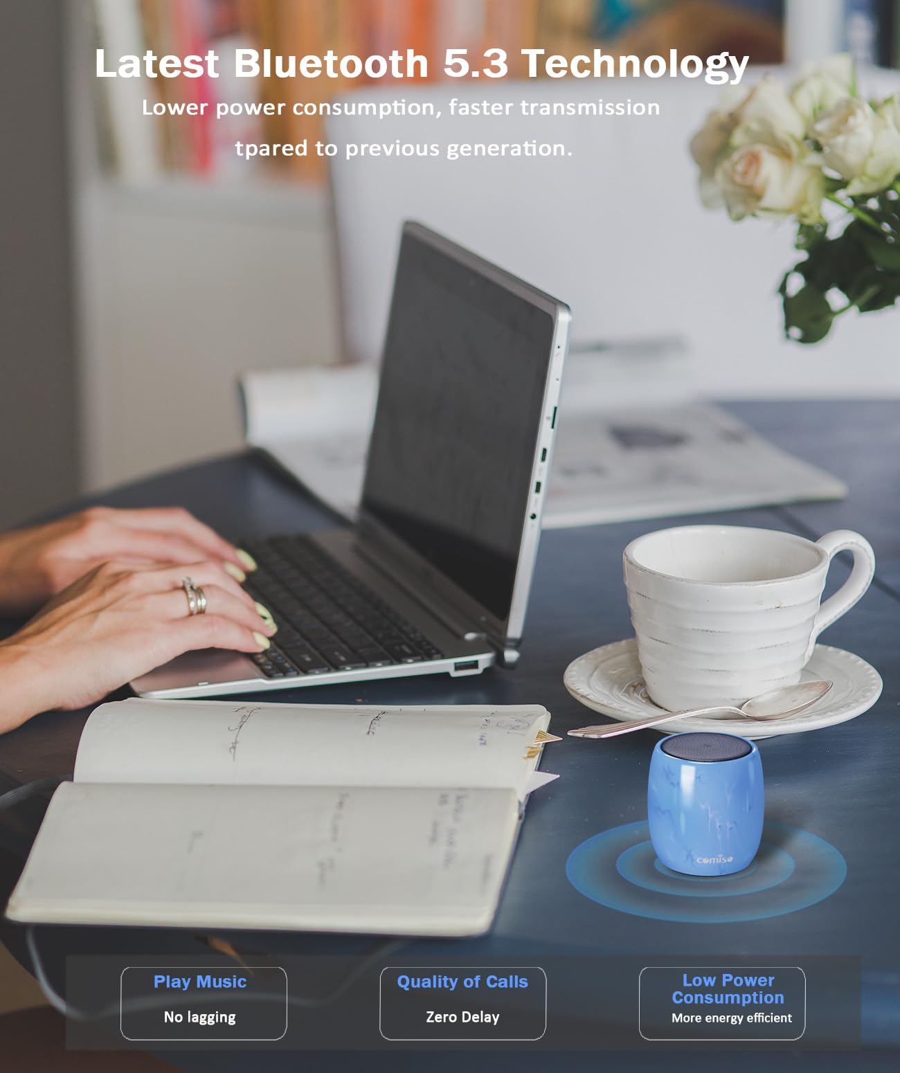 Small Bluetooth Speaker, Ipx7 Waterproof Speaker With Robust Bass And Stereo Sound, Wireless Speaker With Hands Free Call, Portable Speaker For Hiking, Biking, Car Or Trip, Ideal Gift For Men, Women