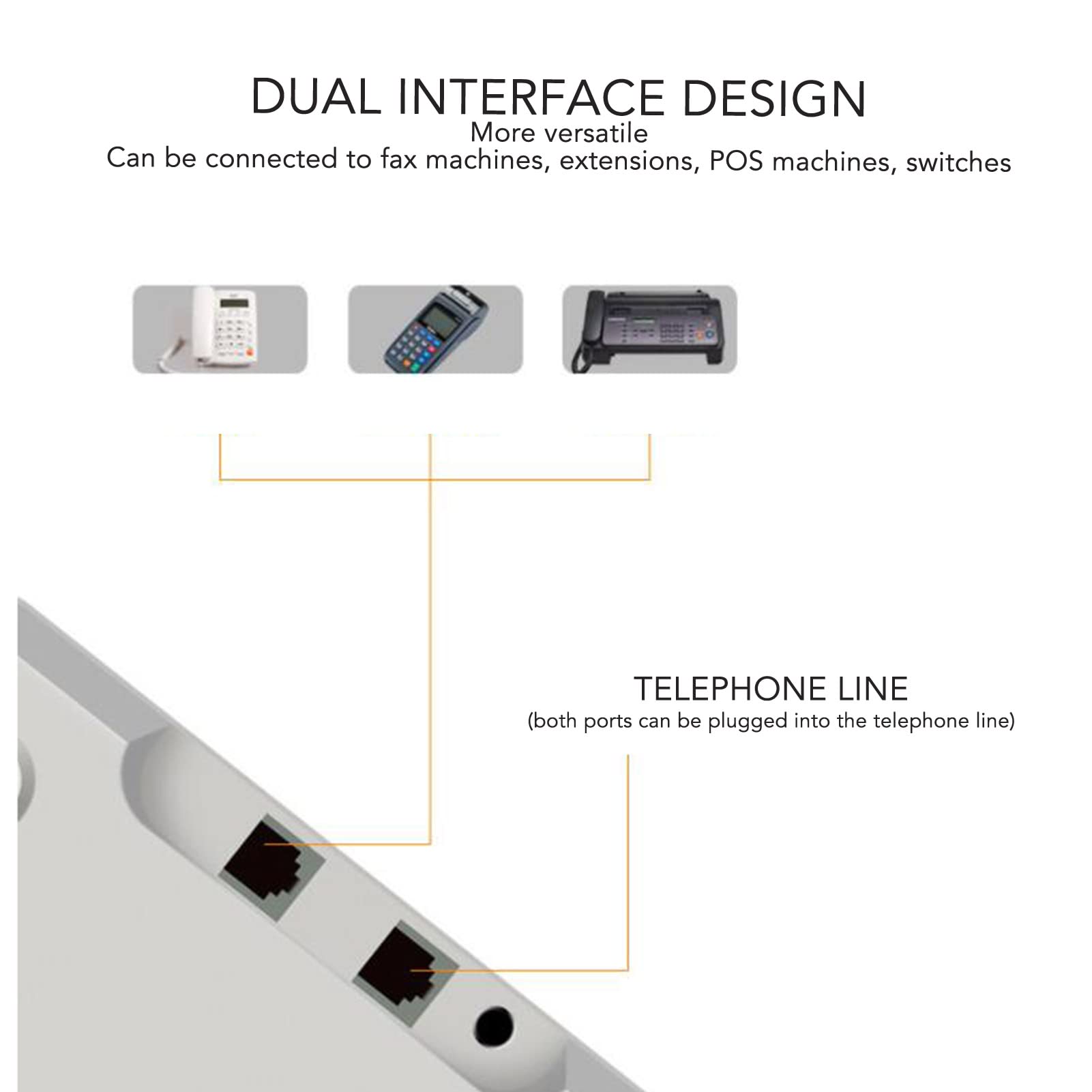 Big Landline Phone For Senior, Corded Telephone For Hearing Visually Impaired, For Wall Or Desk, With Amplified Speaker, Speed Dial, Large Lcd Display, Hands