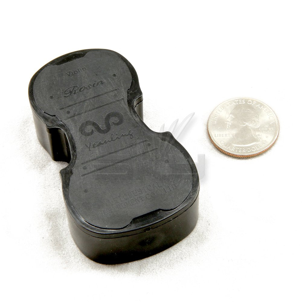 Yeanling Big Black Violin Shaped High Quality Rosin For Violin Viola Cello, Light And Low Dust