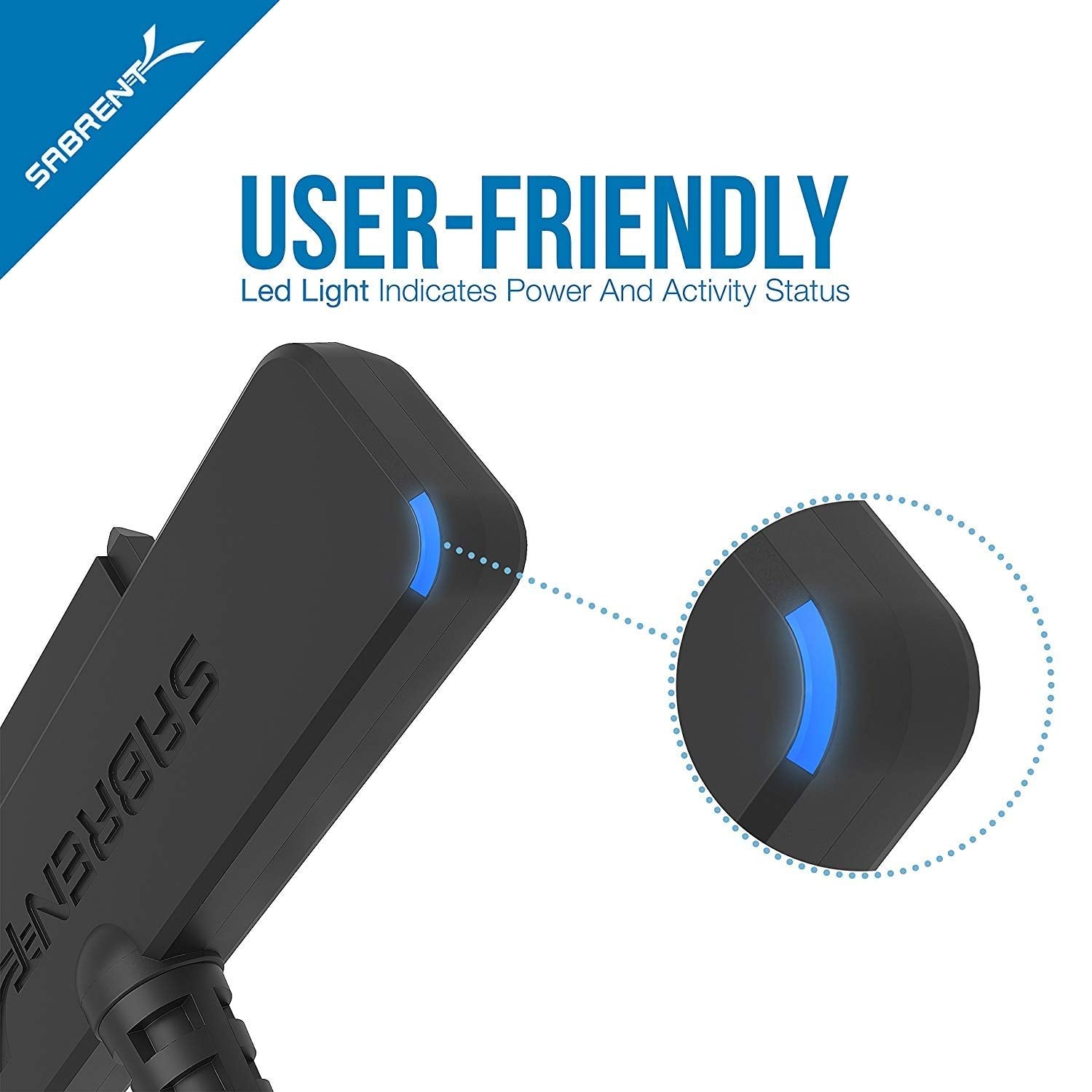 Sabrent Usb 3.1 (Type A) To Ssd / 2.5 Inch Sata Hard Drive Adapter [Optimized For Ssd, Support Uasp Sata Iii] (Ec-Ss31)