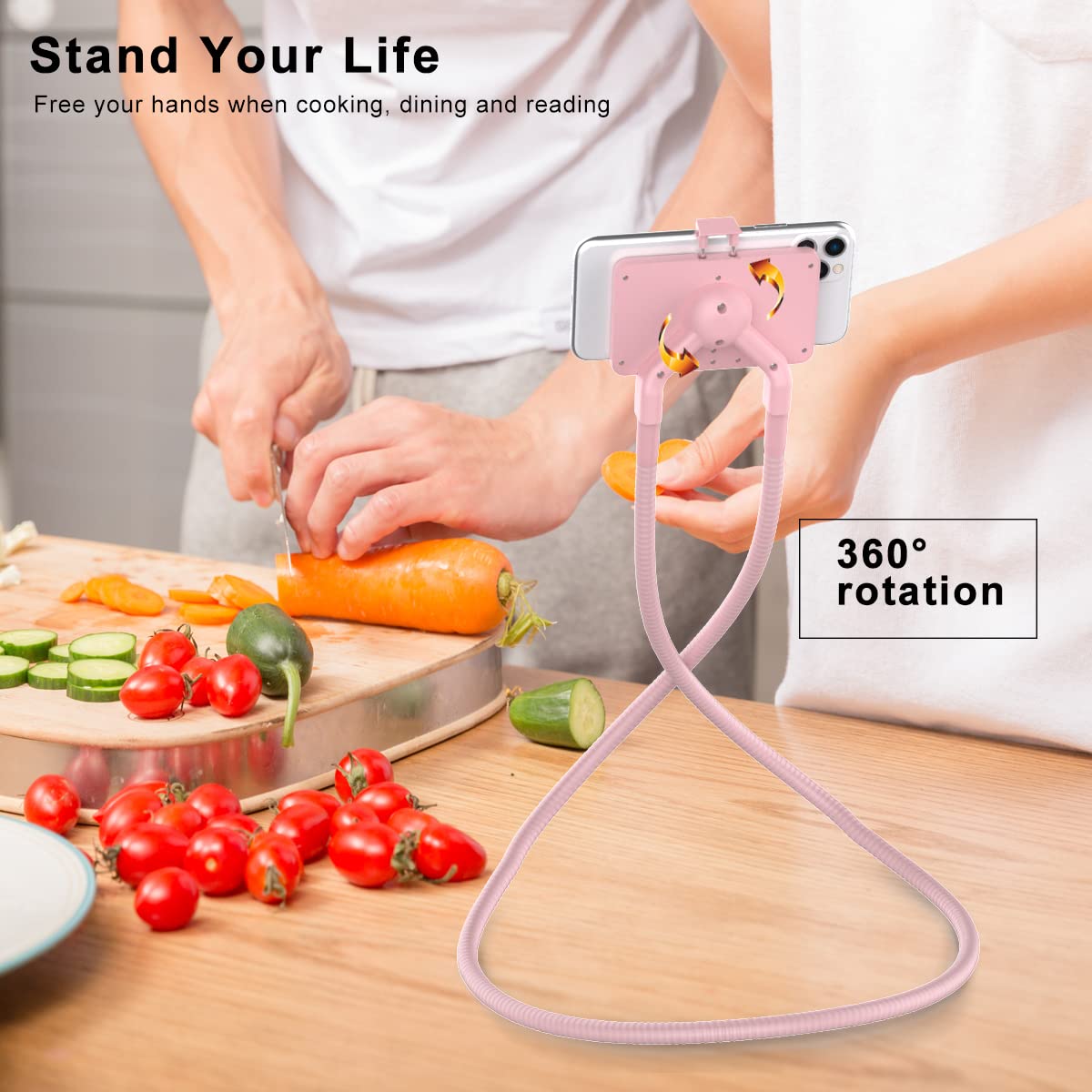 B Land Cell Phone Holder, Universal Mobile Phone Stand, Lazy Bracket, Diy Flexible Mount Stand With Multiple Function