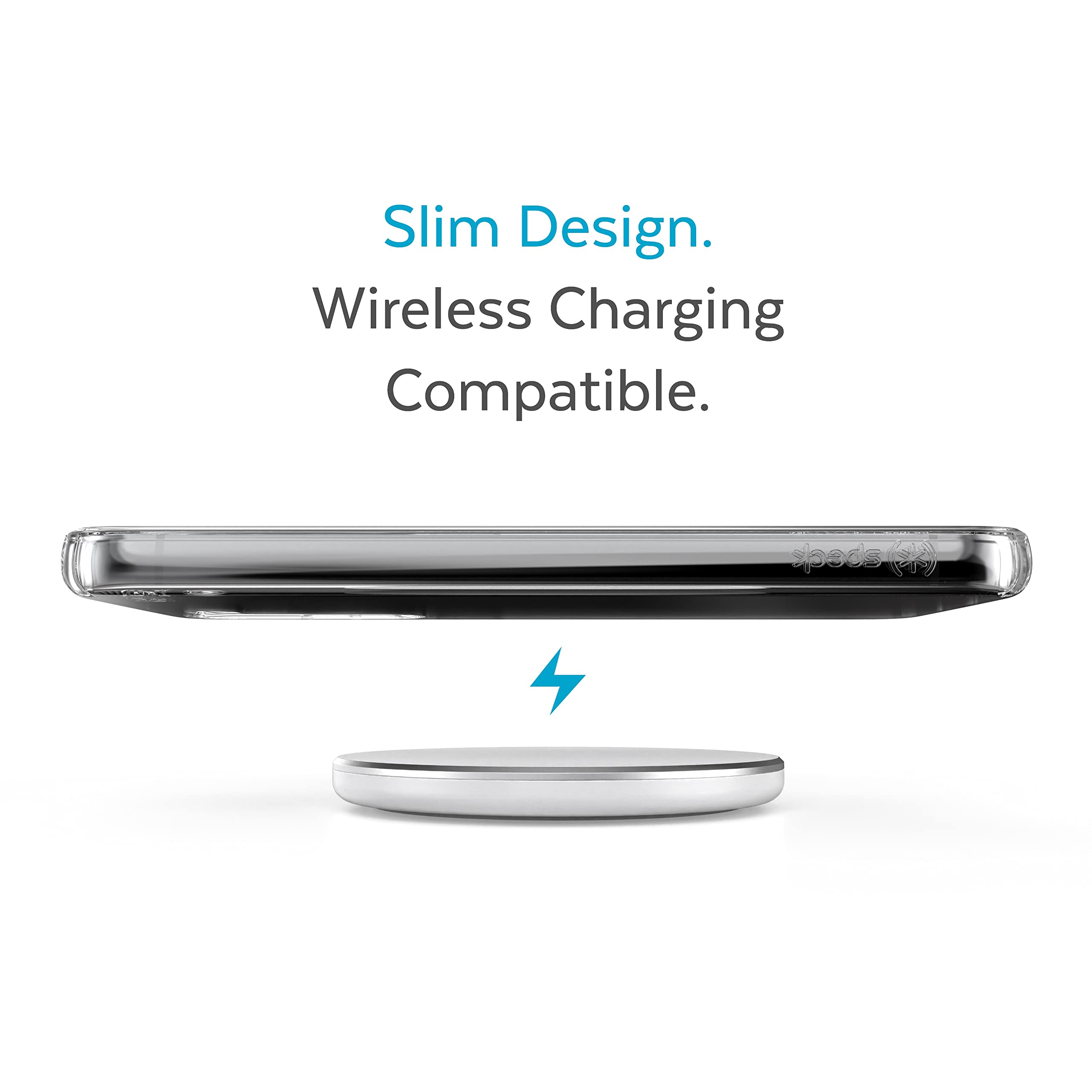 Speck Products Presidio Perfect Clear Case Fits Samsung Galaxy S23+, Clear/Clear