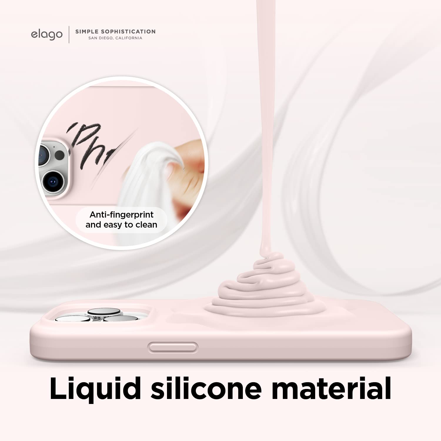 Elago Compatible With Iphone 14 Pro Max Case, Liquid Silicone Case, Full Body Protective Cover, Shockproof, Slim Phone Case, Ant