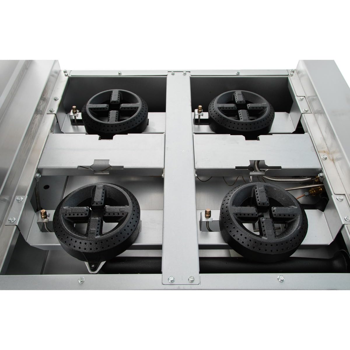 Empura 24 Freestanding Natural Gas Range | Cooking Stove With Single Standard Oven And (4) Cast-Iron Open Burners For Kitchen Re