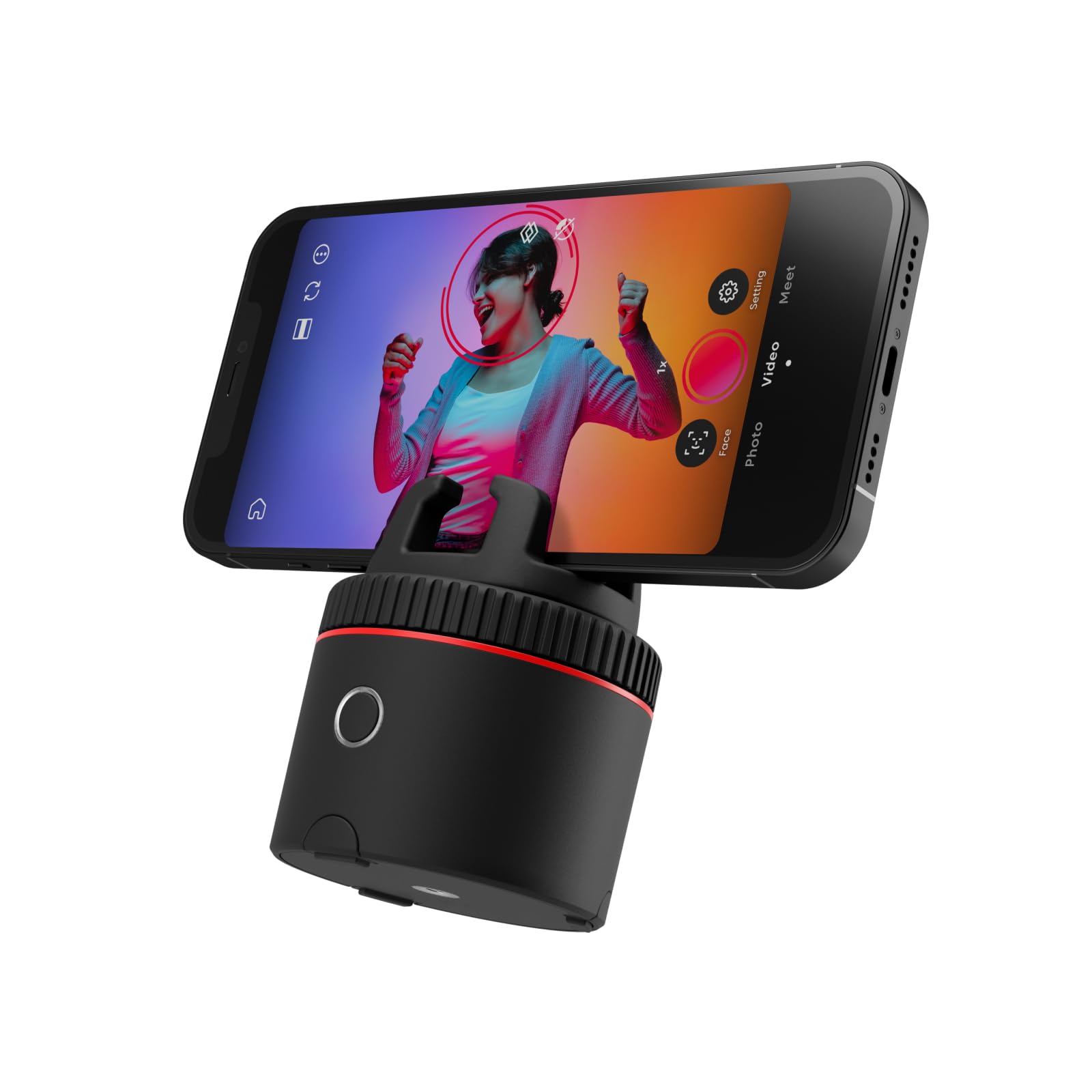 Pivo Influencer Auto Tracking Phone Holder, Content Creator Essentials, Face & Body Tracker, 360 Rotation for Video Recording, V
