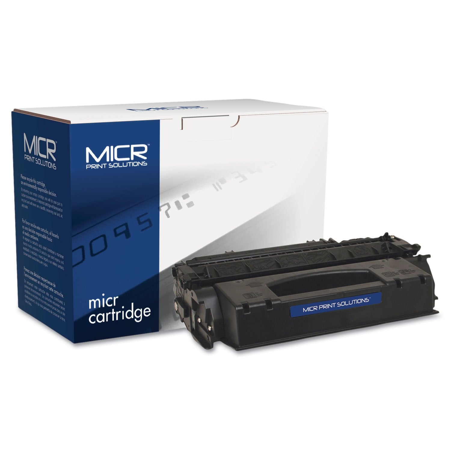 Micr Print Solutions 53Xm Compatible With Q7553Xm High Yield Micr Toner, 7,000 Page Yield, Black
