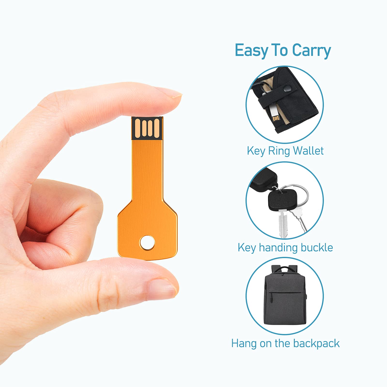 Juanwe 4Gb Usb Flash Drive 20 Pack Thumb Drive Waterproof Usb Key Jump Drive Cute Flash Drive 2.0 Portable Metal Memory Sticks F