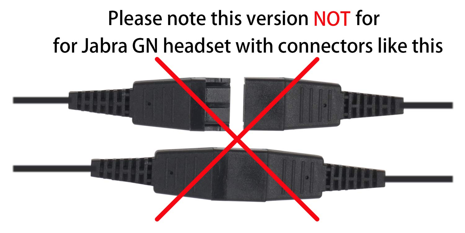 U10P U10 P Headset Adapter Cable Quick Disconnect Cable To Rj9 Plug Adapter Replacement For Plantronics Qd Headsets Compatible W