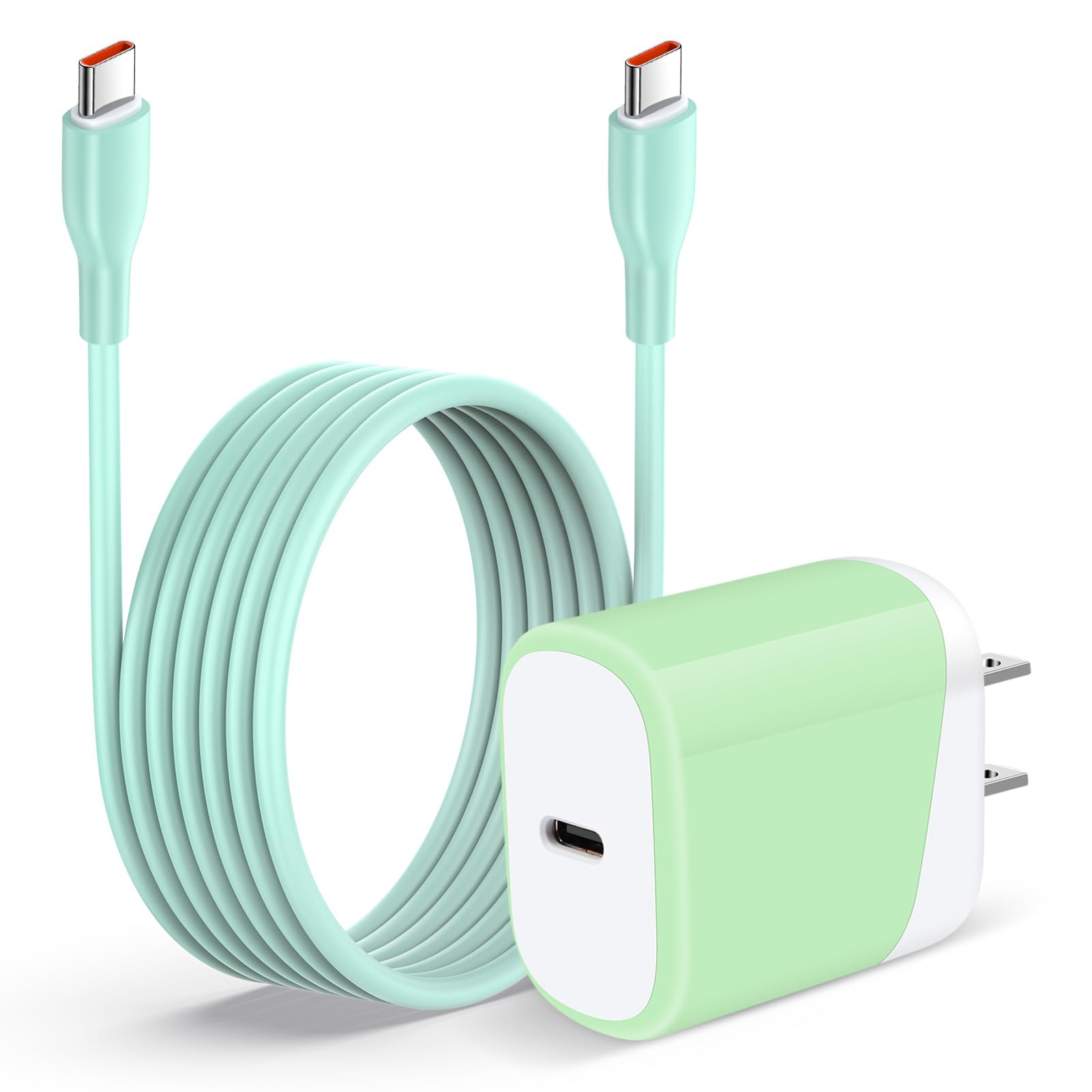 Fast Iphone 16 Charger For Iphone 16 15 Pro Max/15 Pro/15 Plus/15,Ipad Pro Air Mini,6Ft Usb C To C Charging Cable For Samsung Ga