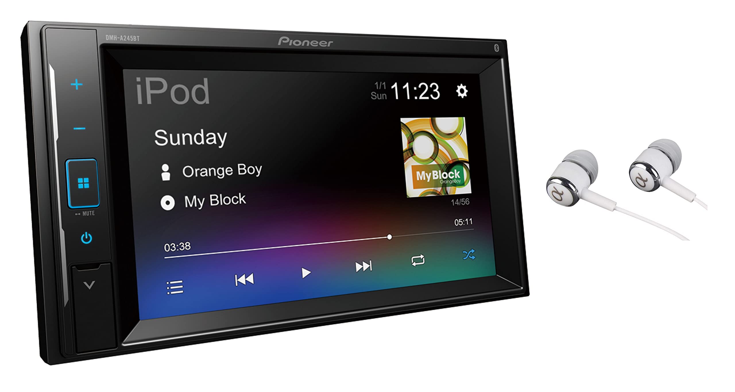 Pioneer Dmh-100Bt 6.2 Touchscreen, Bluetooth, Back-Up Camera Ready - Digital Media Receiver