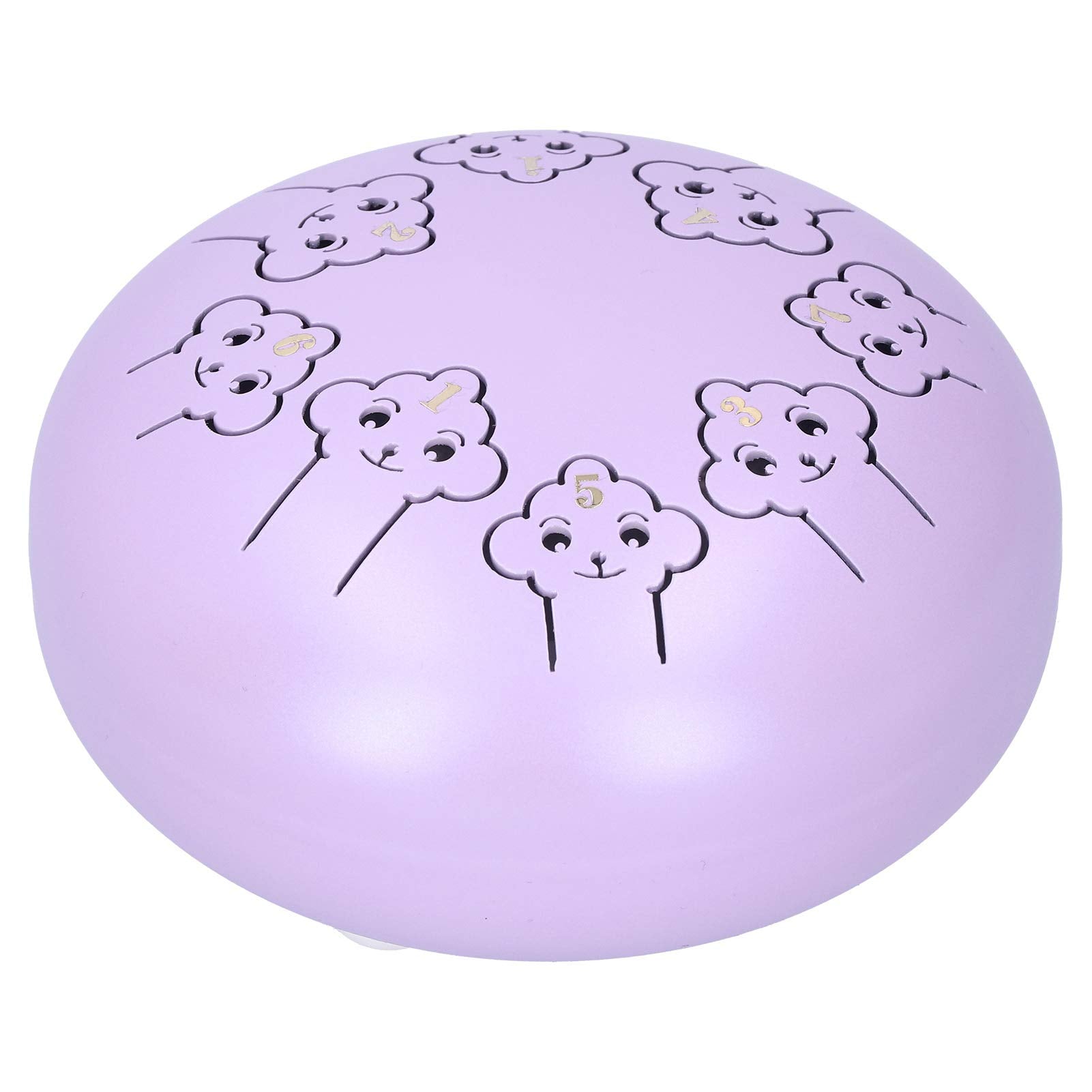 Percussion, Steel Ti Alloy 5.5In SLADE Steel Tongue Drum with Cute Musical Monkey Pattern for Performance for Home Use(Cartoon p