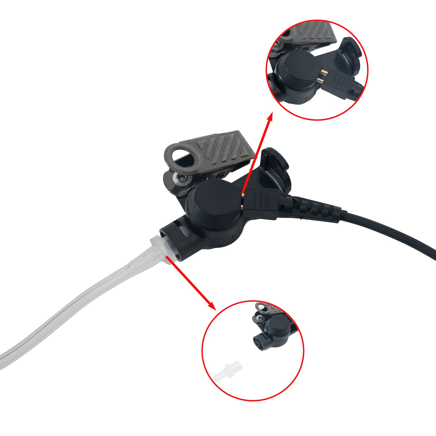 Heopbird Earpiece Headset For Yaesu Vertex Standard Vx 261 Evx 261 Evx 534 Evx 531 Vx 231 351 354 264 Walkie Talkie 2 Way Radio