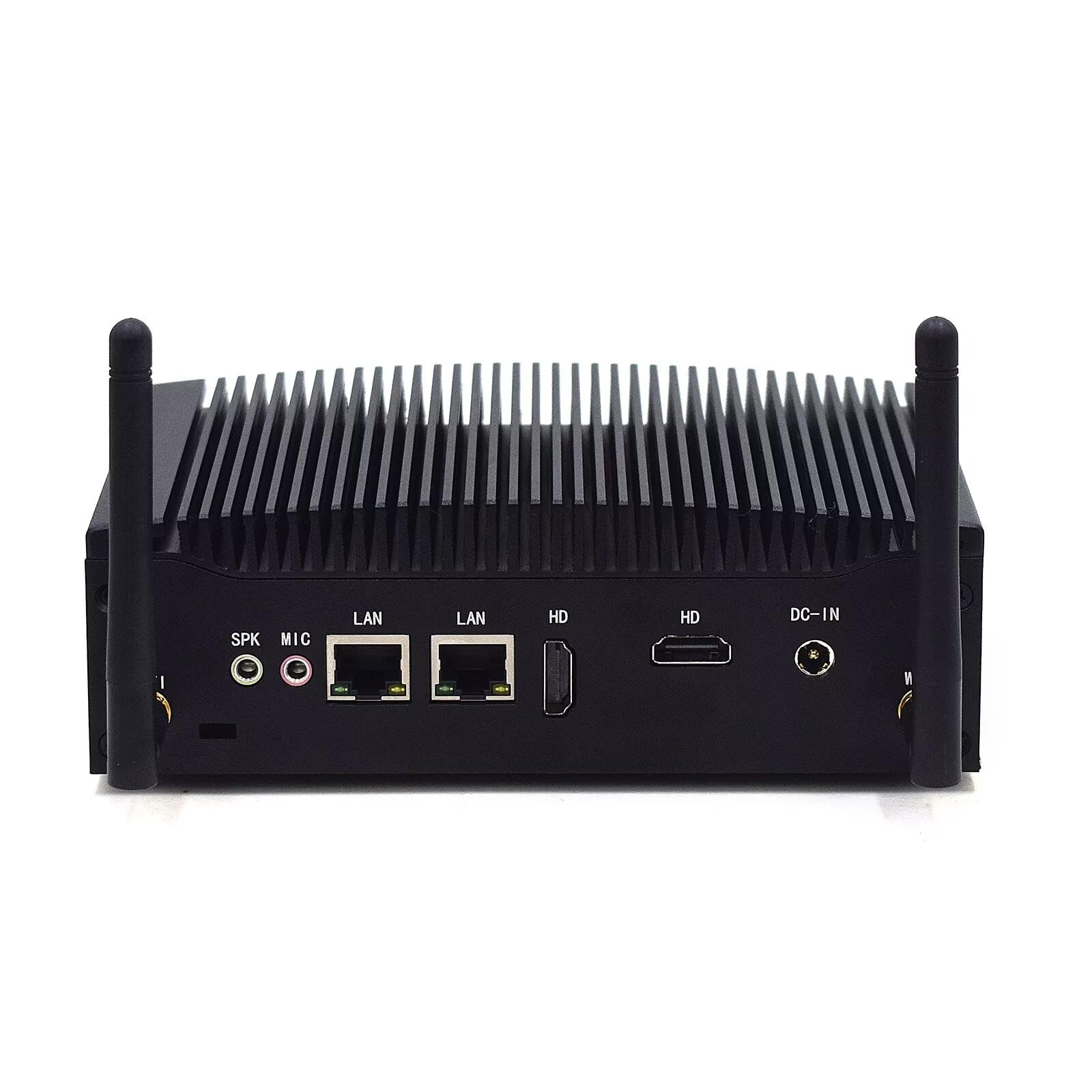 WEIDIAN Mini Fanless Industrial PC 16GB RAM 512GB SSD Core i5 8260U Win11 Pro Mini Desktop Computer with 4K 2*HD, 2*RS232 COM, 2