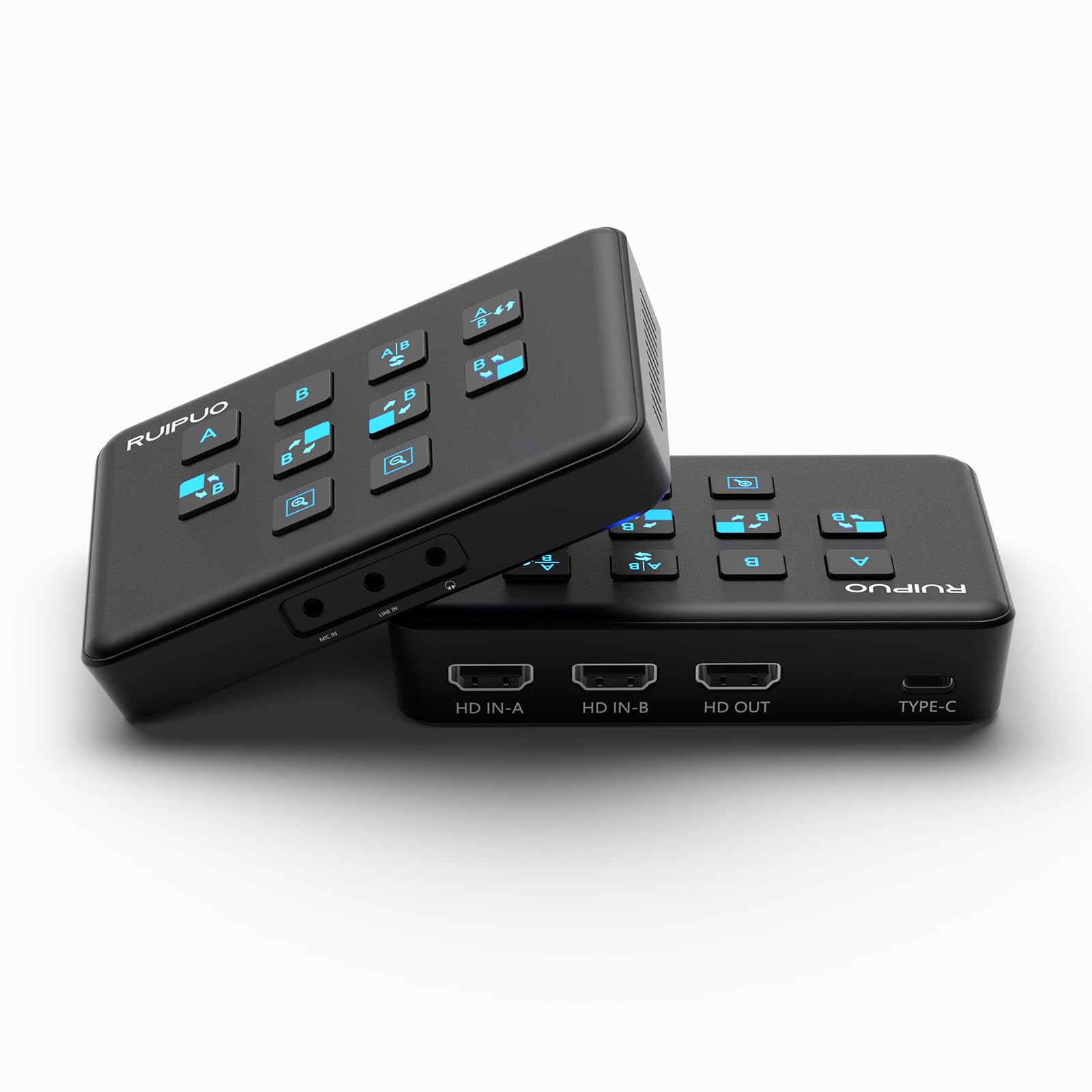 Video Capture Card Usb C, Hdmi Live Stream Switcher, 4K Hdmi To Usb 3.0 Video Capture For Streaming,Podcasting,Compatible With P